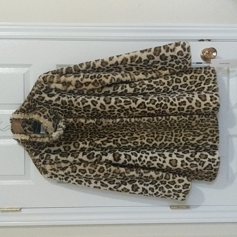 Calvin Klein Leopard Coat  (Small)